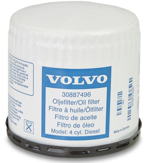 Oliefilter D4192Tx S40(-04) V40(-04) 1996-2004. 440 460 D19T