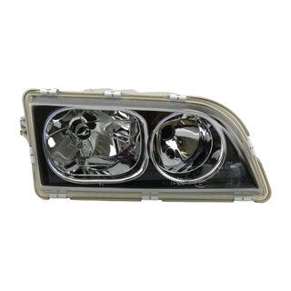 Koplamp R. S40 V40 03- (Black & Chroom)
