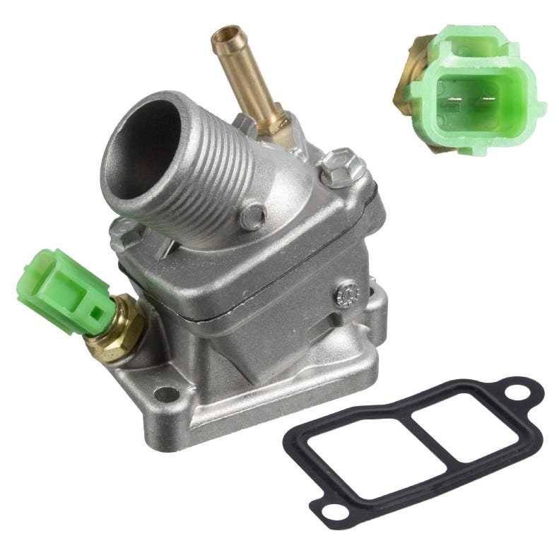Thermostaathuis (turbo) XC90(03-) V70(00-) S60(-09) S80(-06)