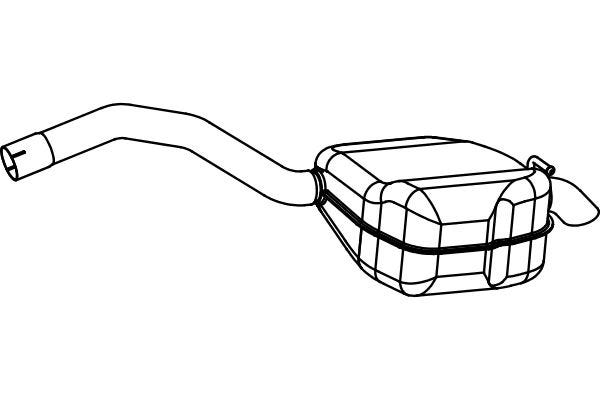 Einddemper (B4164T2)  V70(08-) S80(07-) 2011-2015