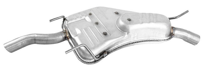 Einddemper eindstuk blank 9-5 (98-03)