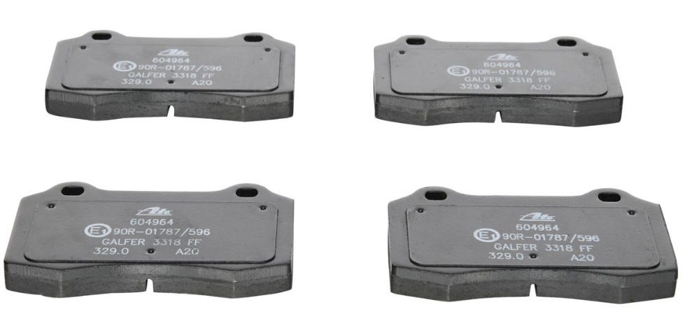 Remblokken achteras S60R V70R