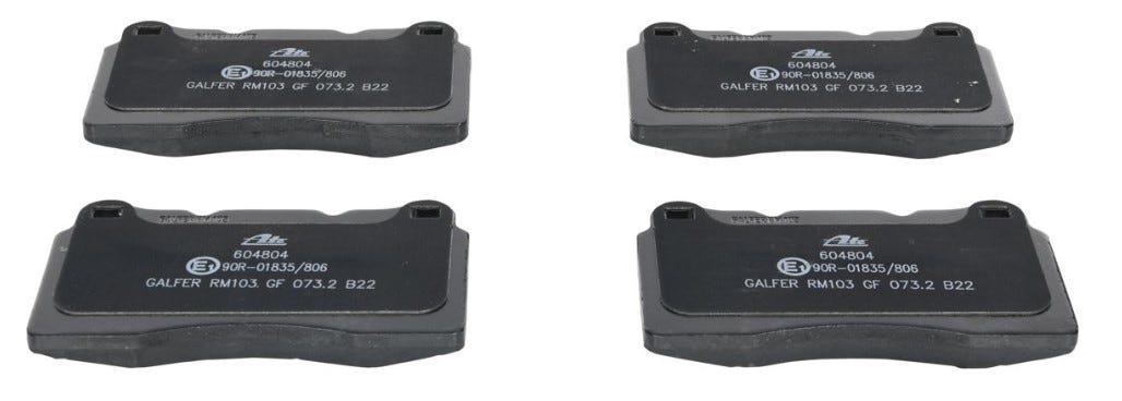 Remblokset voor V70R (00-08) S60R(-09) afgeschuinde kant