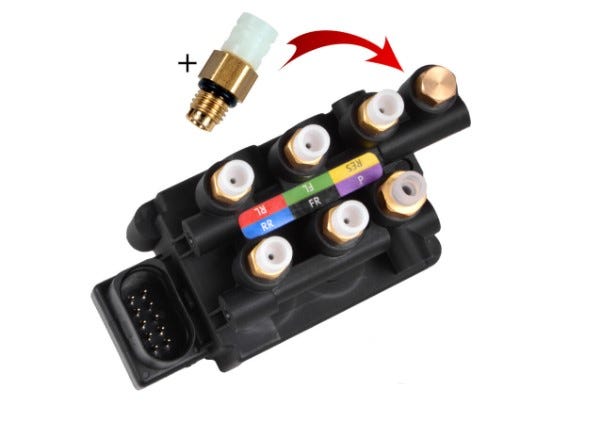 Magneetventiel compressor G11/12 (6/7 connectors)