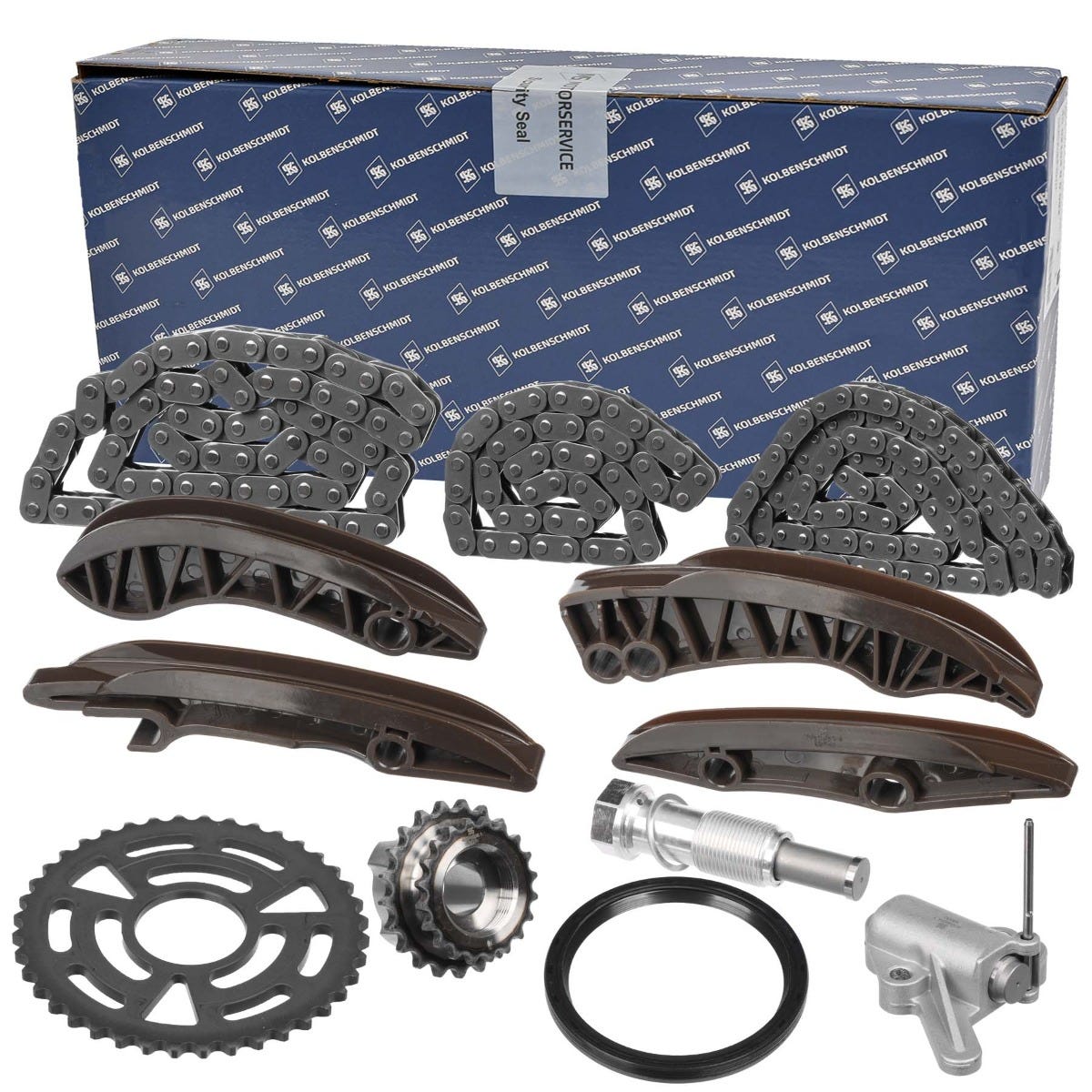 Kettingset onder+boven B37 N47 COMPLEET