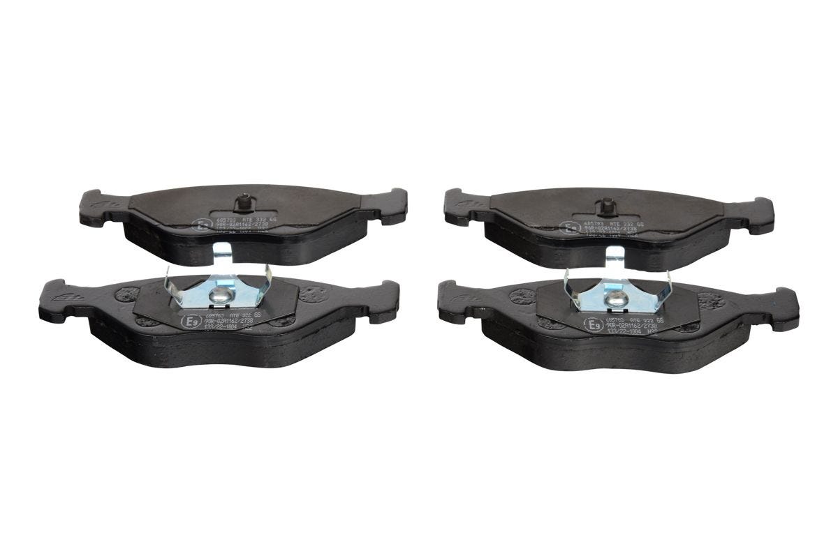 Remblokset voor, met/zonder turbo 9000