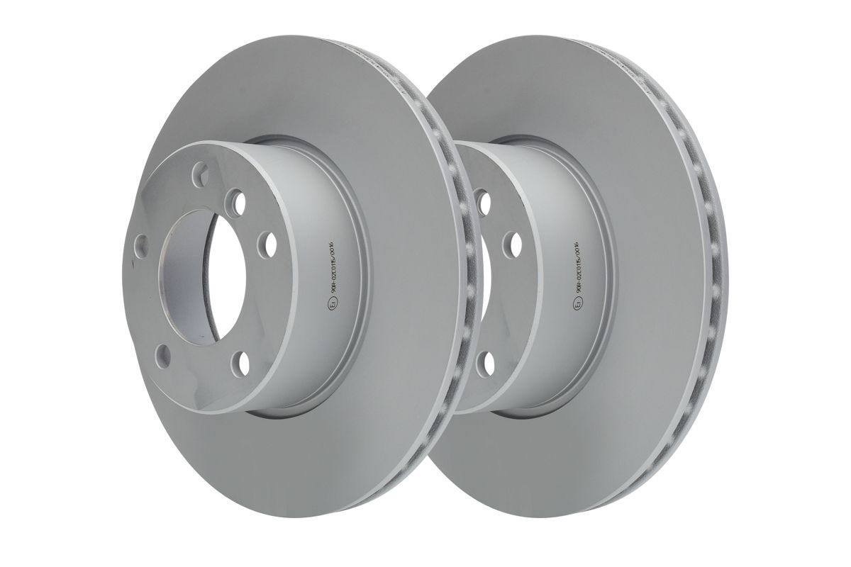 Remschijf vooras geventileerd E39 296mm