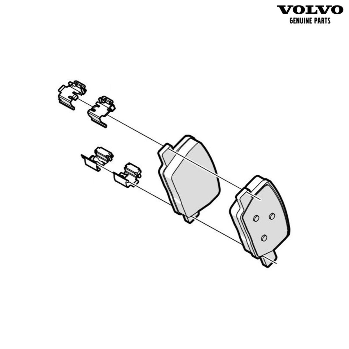 Remblokset achteras EX30 2024-