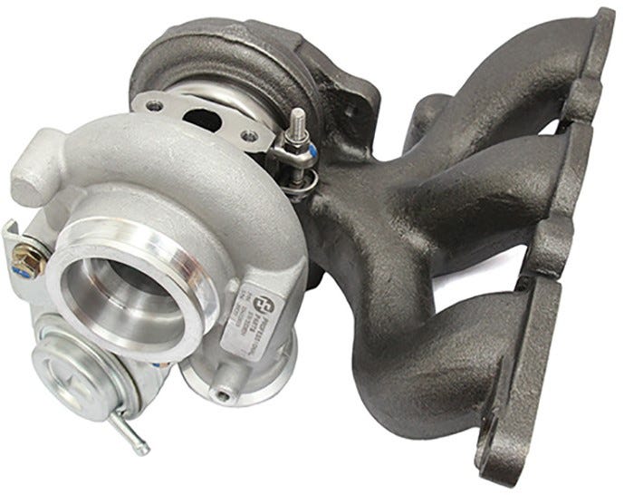 Turbo met spruitstuk Links B6284T S80 1998-06 XC90 T6 10.02-