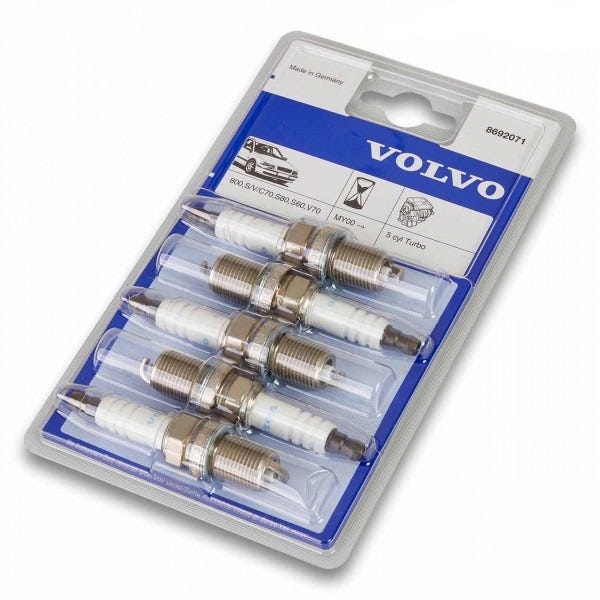 Bougieset VOLVO (5CYL TURBO) 850 S/V70(-00) V70(00-) S60(-09