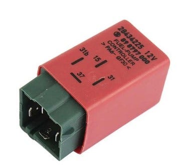 Relais brandstofpomp rood 850,S,V70 -00