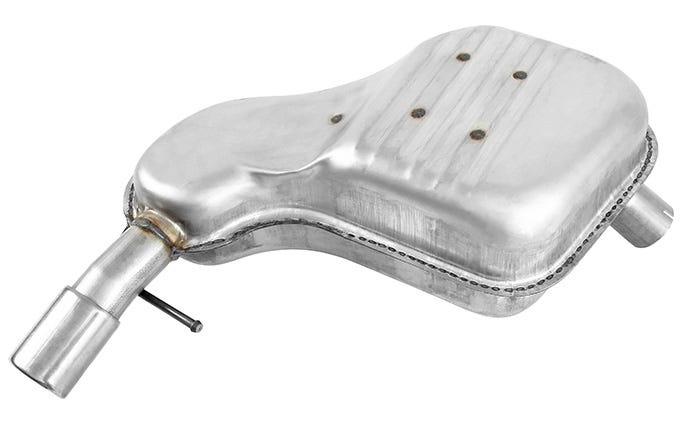 Einddemper (eindpijp chroom) S60(-09) 2001-2009 (dsl & benz)