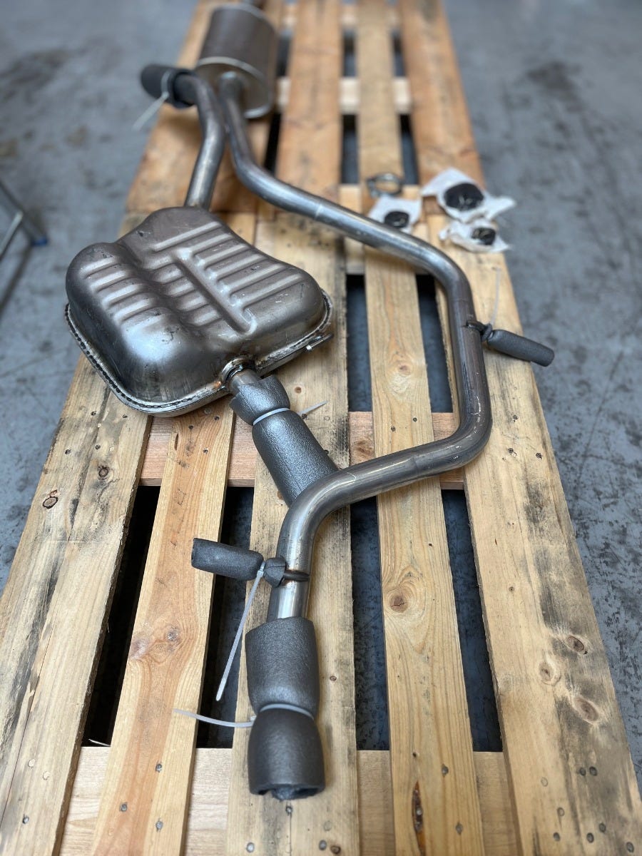 Uitlaatset compleet V70 ('08-) 2.0