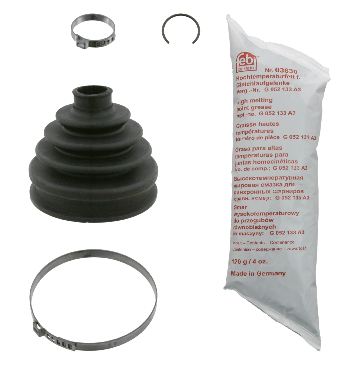 Aandrijfashoes vooras wielzijde E53 E46x