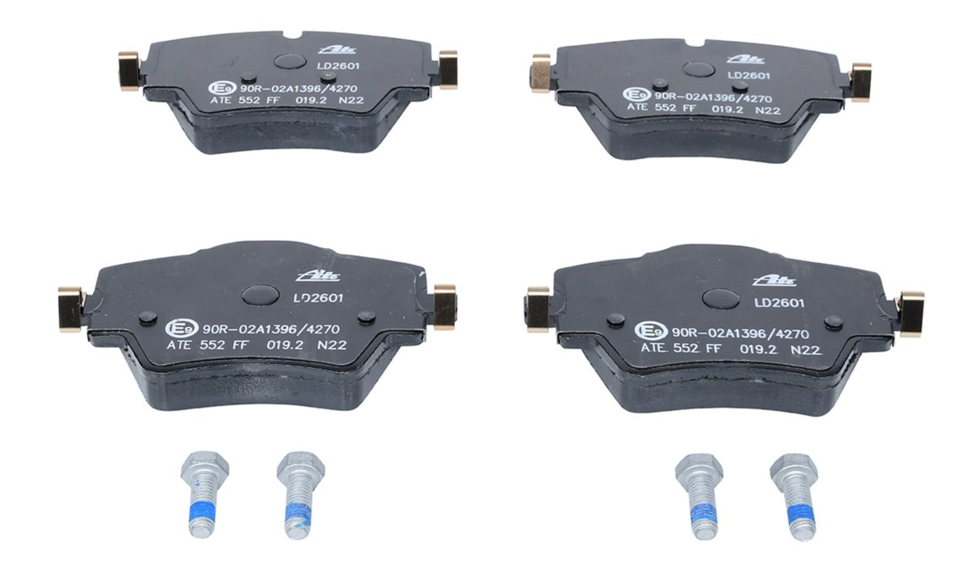 Remblokset v. F45,F45,F48,F39,G30,G31,G01 Keramisch