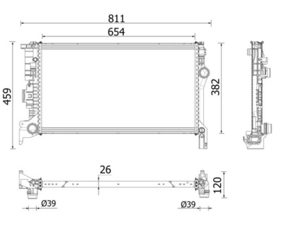 Radiator Volvo XC90 2016- D4204TX B4204TX